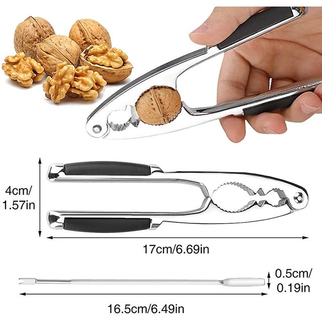 Cascanueces CARBONLIKE XianweiShao Abrebotellas Antideslizante Con Asas De Goma AbreTuercas 17 Cm