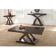 thumbnail image 3 of Steve Silver Jocelyn Square End Table, Espresso Cherry Wood, 3 of 7