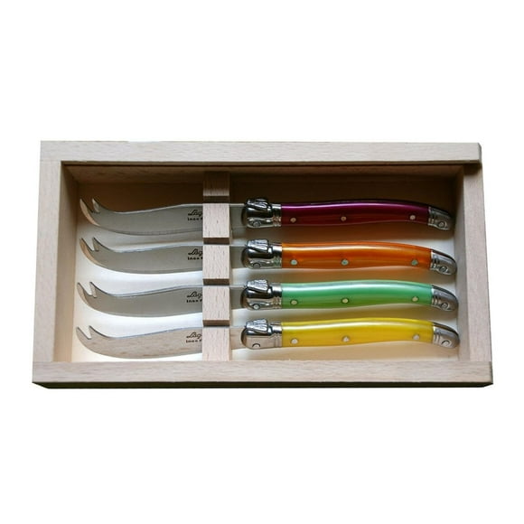 Juego de cuchillos para queso Jean Dubost Laguiole, acero inoxidable, 4 piezas