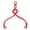 Red, variant on Adjustable Kayak Cart with 12inch Flatfree Beach Wheels, Heavy Duty Canoe Dolly for Transport, 300lbs Load Capacity Aluminium Trolley for Kayaks and Canoes