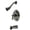 Black Stainless Steel, variant on Kingston Brass KB3637ACL American Classic Single-Handle Tub and Shower Faucet, Brushed Brass