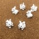 thumbnail image 2 of 5/10 piezas adorables de conejo en miniatura de resina: lindo adorno de jardín de hadas, micropaisaje, manualidades de decoración DIY, 2 of 5