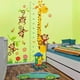 thumbnail image 4 of Foto de pared a la altura del niño - Adhesivo de pared para padres despegar y pegar en la habitación del bebé y en la sala de juegos de los niños - Mono jirafa + globo de animal, 4 of 4