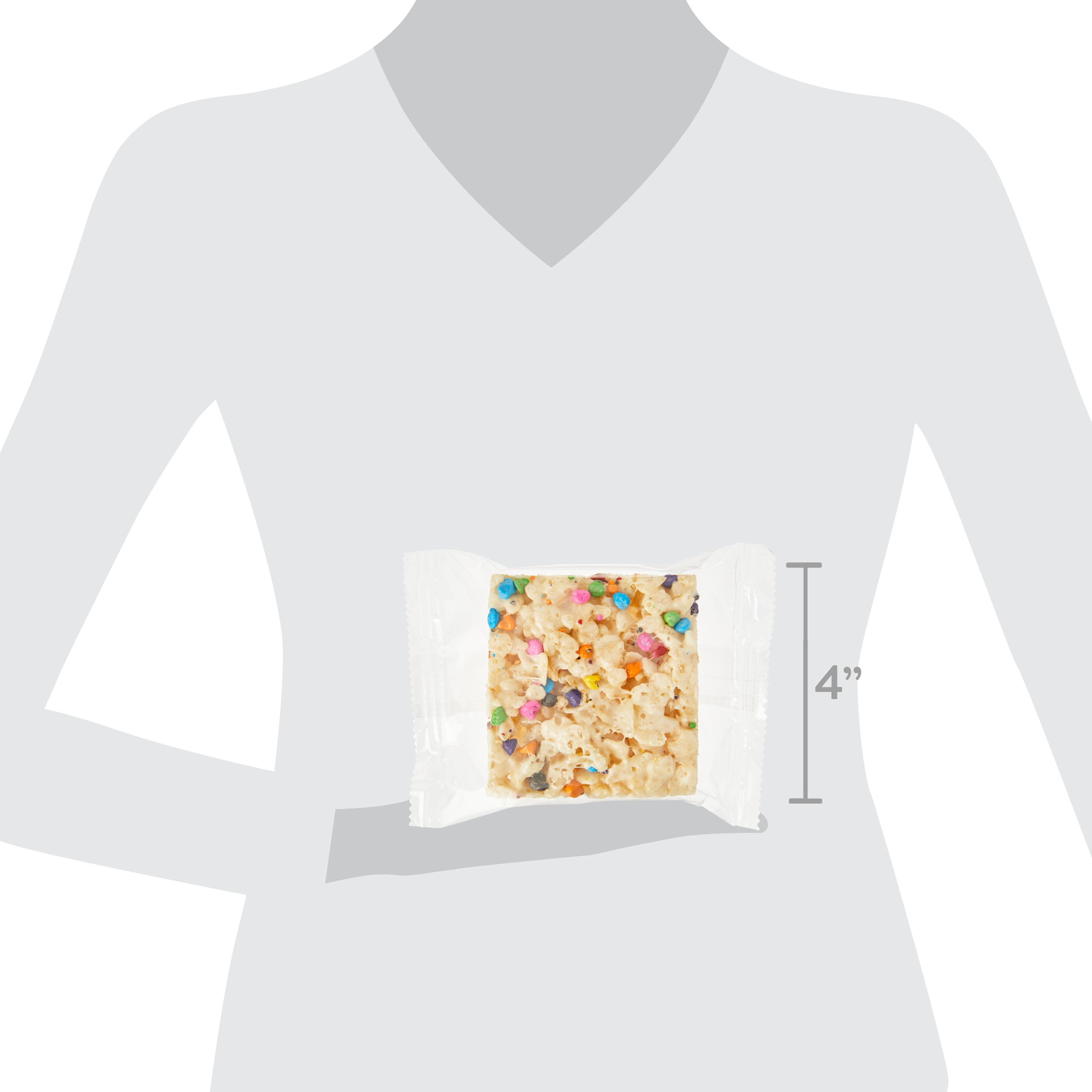 Great Value Crispy Rice Treats with Rainbow Candy Coated Chocolaty Chips, 12 oz, 12 Count