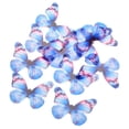 thumbnail image 3 of 10 piezas de gasa mariposa Flatback encantos adornos DIY pelo azul marino Sunnimix Chiffon Flatback Embellishment, 3 of 8