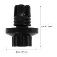 thumbnail image 2 of OULII 5Ud Lug Nuts Para De Automóvil Accesorio Decorativo Negro Duradero, 2 of 8