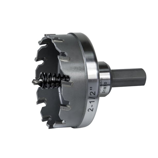 Cortador de agujeros Klein Tools 31870, resistente, 2,5 cm, carburo