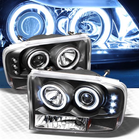 Ccfl Halo Led Excursion F250 F350 Super Duty Projector Headlights Ccfl Halo Led Excursion F250 F350 Super Duty Projector Headlights Head Lights Pair L R 1999 2000 2001 2002 2003 2004