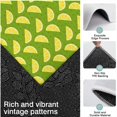 thumbnail image 3 of Yellow Lemon Fruit Slices Green Pattern Kitchen Rugs Sets Of 3,Kitchen Runner Rugs Non Skid Washable,Decorative Kitchen Floor Mats for Kitchen,Sink,Laundry,17"x30"+ 17"x47" + 17"x59", 3 of 6