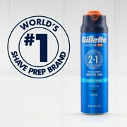 Gillette Pro Shaving Gel for Men, Fragrance Free, 7 oz