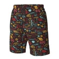 thumbnail image 4 of Balery BBQ Barbecue Grill Traje de Baño Estilo Hawaiano para Hombre, Shorts de Secado Rápido con Bolsillos-Large, 4 of 6