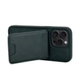 thumbnail image 6 of Phone Case Compatible With iPhone 16 Pro Max , Wallet Card Case, [Card Slots] PU Leather Card Holder [Detachable] with Card Holder Kickstand Magnetic Phone Cover for iPhone 16 Pro Max,Darkgreen, 6 of 10