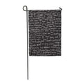thumbnail image 1 of JSDART Beau Texte Abstrait Mots et Lettres Craie sur Drapeau de Jardin Gris Bannière Décorative pour Maison 12x18 Pouces, 1 of 1