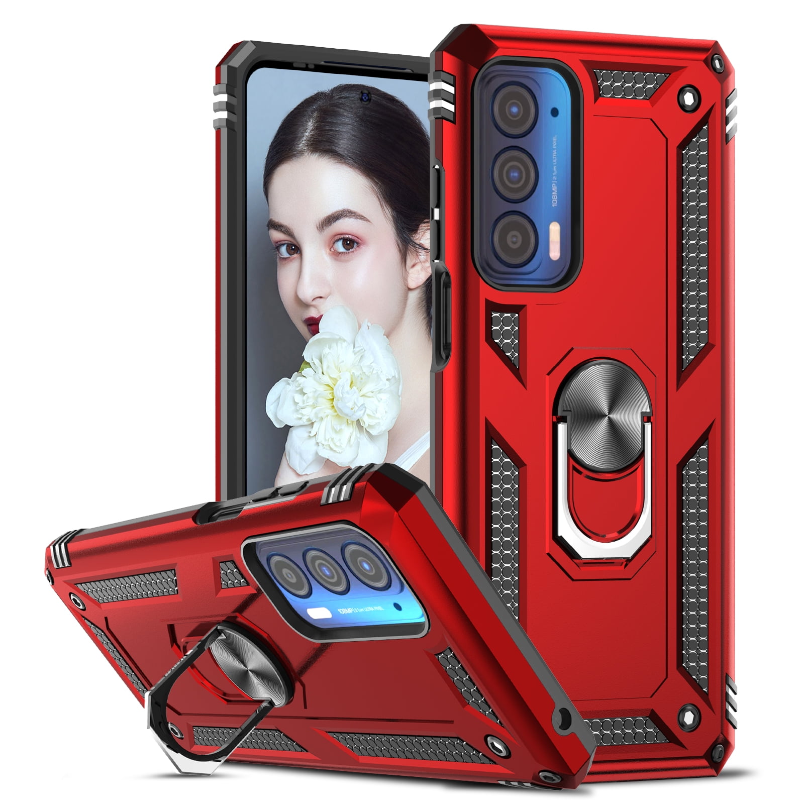 LeYi Motorola Edge 5G UW Phone Case, Moto Edge 2021 Case[MilitaryGrade