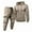 Khaki, variant on Mens Sweatsuits 2 Piece Set Cotton Tracksuit Hoodies and Sweapants Jogging Suits (Khaki XL)