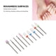 thumbnail image 3 of Broca para manicura Nail Art elimina la piel muerta juego de 10 brocas para uñas para salón de uñas ANGGREK Otros, 3 of 8