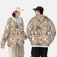 thumbnail image 6 of Sigee Floral Paisley Print UPF50+ Men's Sun Protection Hoodie Shirt SPF UV Shirt Long Sleeve Fishing Outdoor Lightweight, S-3XL, 6 of 9