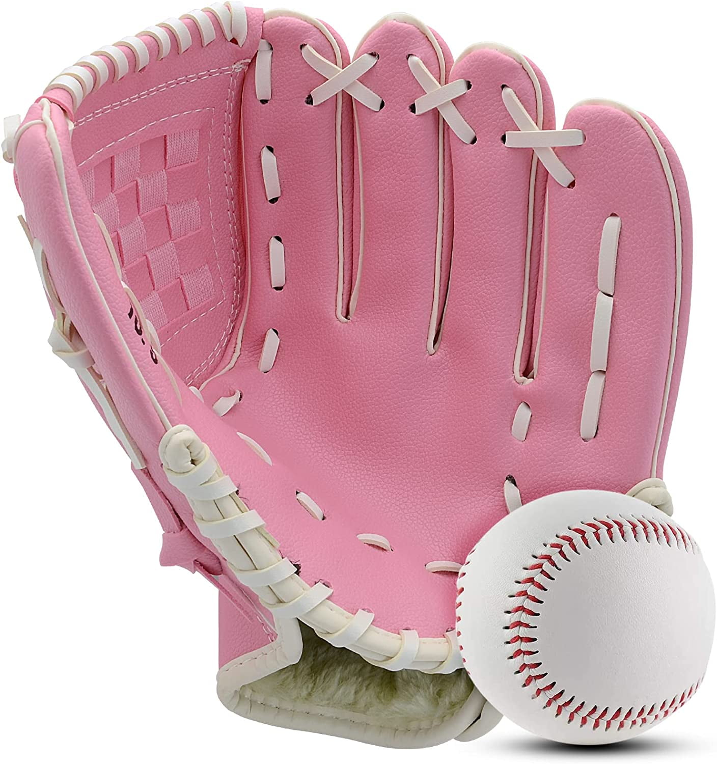 Baseball Glove and Ball Set for Kids Youth Adult, Softball Glove 10.5''12.5'', Baseball Mitt