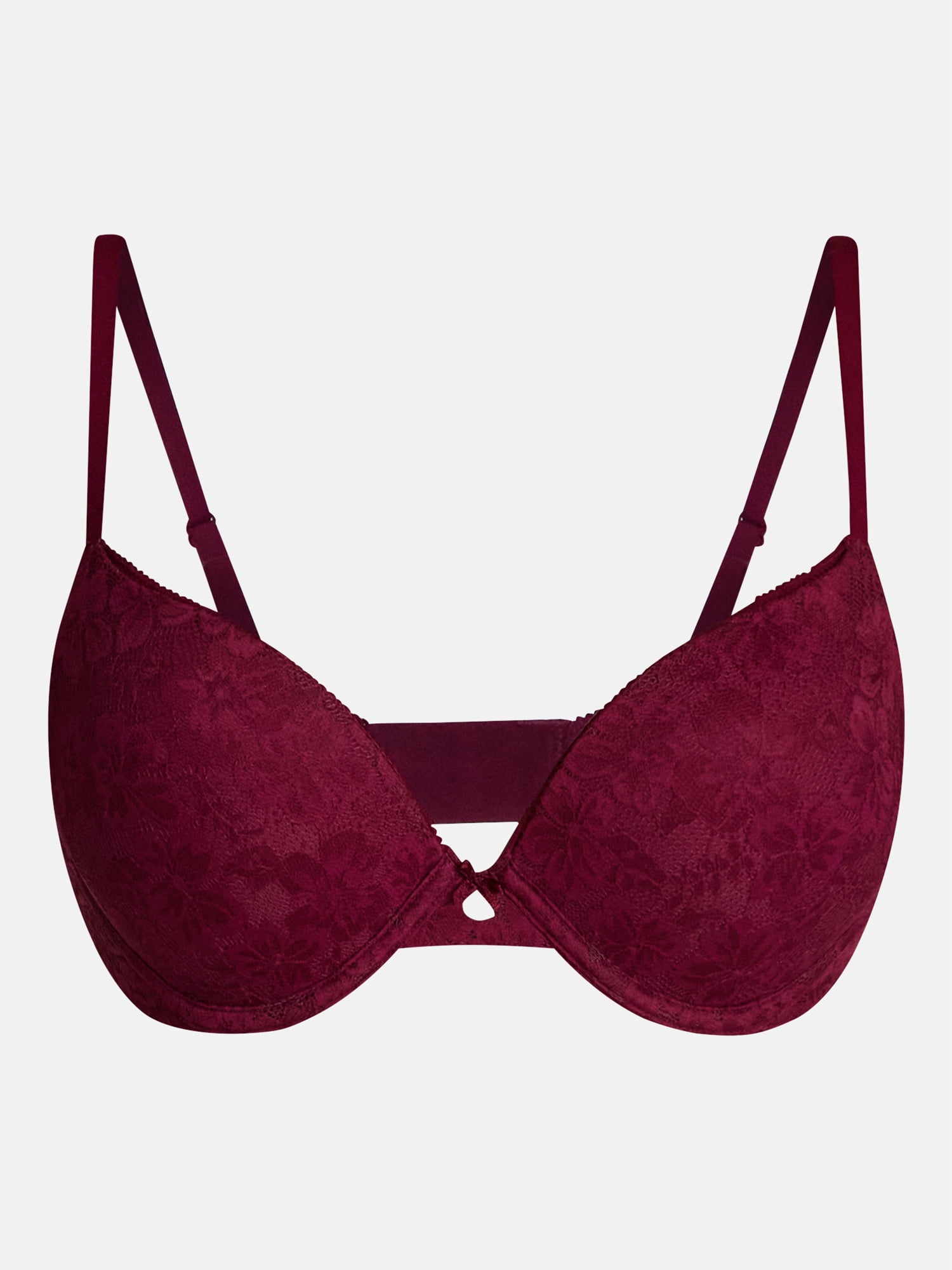 No Boundaries Allover Lace Push Up Bra, Women's 32B-40DD
