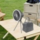 thumbnail image 1 of Ventilador de Camping, ventilador con trípode, recargable por USB con circulador de luz, ventilador eléctrico de techo plegable, ventilador Personal p gris BLESIY Ventilador de escritorio, 1 of 8