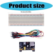 MB102 Breadboard 830 Point Solderless PCB Bread Board Test Development for DIY Electronic Projects