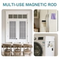 thumbnail image 2 of Turquoize 2 Pack Adjustable Magnetic Curtain Rods 16 to 28 inch Multi-Use for Iron and Steel Place with Upgraded Rotating Head, White, 2 of 11