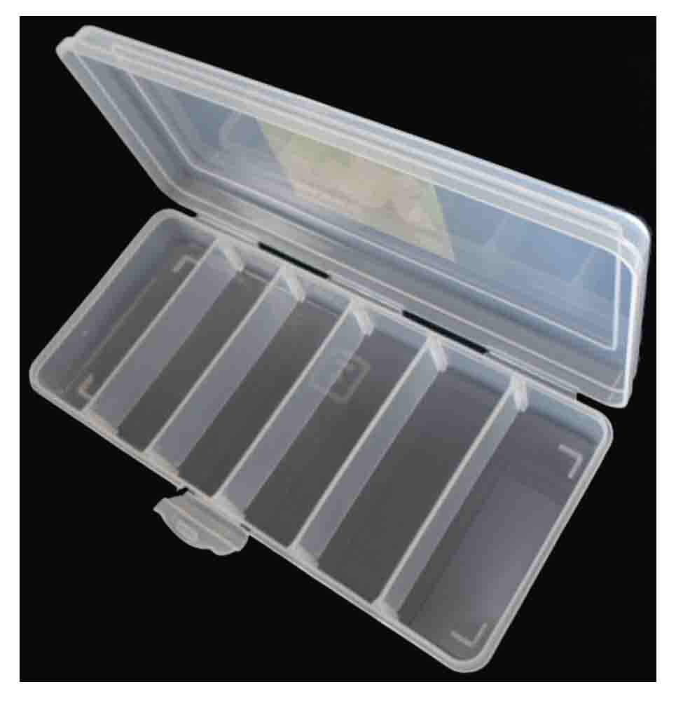 Clear Plastic Storage Box With Removable Dividers (ToolUSA: TJ-48822