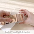 thumbnail image 4 of allydrew 5mm x 5mm Self Adhesive Mosaic Glass Mirror Tile Stickers, 1592pcs for Arts and Crafts, Home Decoration, Rose Gold, 4 of 8