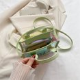 thumbnail image 2 of Bolso bandolera para mujer Bolso con asa superior transparentes informales Tote de playa para vacaciones de verano, 2 of 6