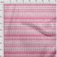 thumbnail image 3 of oneOone Cotton Poplin Pink Fabric Aztec Tribal Craft Projects Decor Fabric Printed By The Yard 42 Inch Wide, 3 of 4