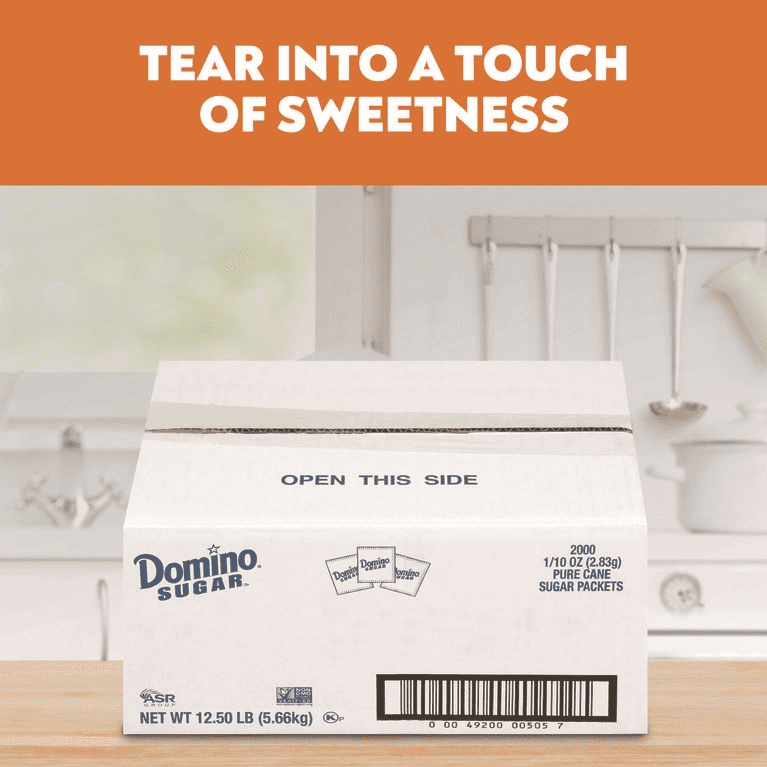 (2000 Packets) Domino Sugar Packets
