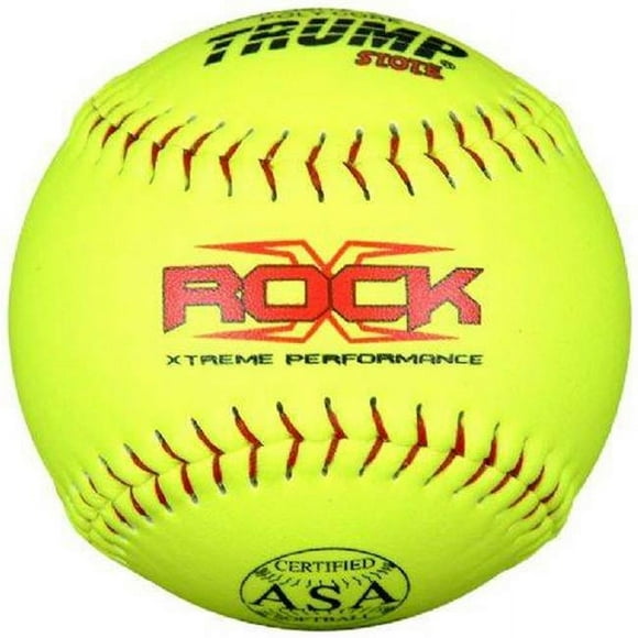 The Rock  Trump X-ROCK-ASA-Y-2 TThe Rock Series 12 in. 44-375 ASA Composite Leather Softball