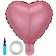 thumbnail image 1 of 20 Globos de Aluminio con Forma de Corazón Rosa, Globos de Aluminio con Forma de Corazón de 18 Pulgadas, Globos de Aluminio con Forma de Corazón para el Día de San Valentín, Boda, Despedida de Soltera, 1 of 5