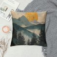 thumbnail image 2 of GOSMITH Abstract Boho Throw Pillow Covers Mountain Nature Landscape Sunset Forest Pillow Covers Modern Cushion Case for Home Sofa Couch Bed Outdoor Indoor Decoration, 2 of 5