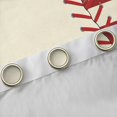 thumbnail image 4 of jejeloiu Cartoon Baseball Print Curtains Pack of 2 (42x84 Each),Shabby American Flag Curtains Blackout For Ball Gamer, 4 of 6