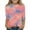 02Multicolor, variant on Hicidod Toddler Shirts 3/4 Length Sleeve Crewneck Tops Fashion Tie-Dye Spring Summer Pullover Clothes for Kids Girls Boys