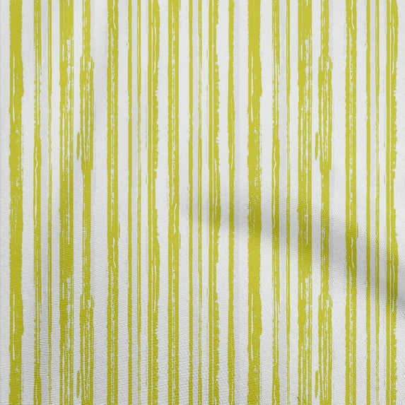oneOone Viscose Chiffon Light Green Fabric Striped Line Sewing Craft Projects Fabric Prints By Yard 42 Inch Wide