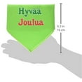 thumbnail image 2 of Christmas Pet and Dog Bandana Screen Printed, "Hyvää Joulua", 2 of 2