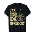 thumbnail image 1 of T-shirt Jabs. Croix. Crochet. Uppercut Boxeur Entraîneur Boxeur T, 1 of 5
