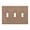 Khaki, variant on Dailycode Light Switch Plate Covers 2 Gang Wall Plate Plastics Outlet Covers for Kitchen Home Office Decor Calamine Blue