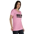 thumbnail image 2 of Inkmeso Hug Me I'M Vaccinated Funny Pro-Vaccine V-Neck T-shirt For Womens, 2 of 8