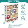 thumbnail image 3 of FORMRS 3 Ring Binder 1.5 inch with Pockets Set of 2 Clip Board 200 Sheets Capacity, Colorful Jam Jars, 3 of 8