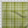 thumbnail image 4 of oneOone Cotton Flex Green Fabric Check Sewing Material Print Fabric By The Yard 40 Inch Wide, 4 of 4