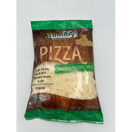 YUMMY SHREDDED PIZZA CHEESE 8 OZ