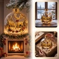 thumbnail image 6 of Glowing Christmas Story Ornament,Light-Up 3D Miniature Scene Clear PVC Globe Christmas Tree Ornament, Festive Keepsake Gift for Home Christmas Party Decoration, 6 of 8