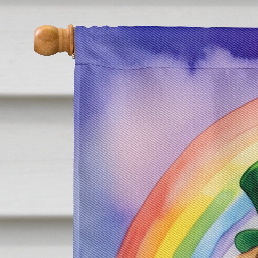 Wheaten Terrier St Patrick's Day House Flag 28 in x 40 in