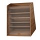 thumbnail image 4 of Organizador de Lápiz Labial de Madera Gabinete de Almacenamiento de Escritorio de 6 Niveles para Oficina de Cocina, 4 of 9