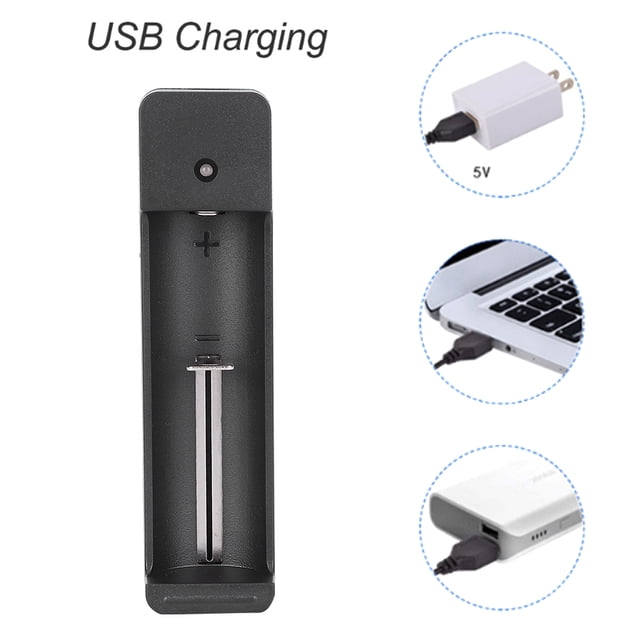 Chargeur de Batterie, Résistant à l'Usure Longueur Réglable Chargeur de Batterie Li-ion Universel Isolation pour Pile Li Ion 26650 14500