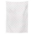 thumbnail image 2 of Golf Tablecloth, Golf Clubs Motif Competition Recreation Outside Activity Sports Print, Rectangle Satin Table Cover Accent for Dining Room and Kitchen, 60" X 90", White Pale Grey, by Ambesonne, 2 of 2