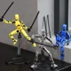 thumbnail image 1 of Figuras de acción de Lucky 13 para niños, muñeco de juguete con Soporte mejorado, modelo de Robot Shapeshift móvil impreso en 3D, maniquí de descompresión DIY, regalo para niños4046, 1 of 4